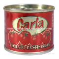 high quality tomato paste/ tomato ketchup in tin 70g*50tins